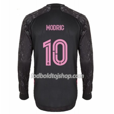 Real Madrid Luka Modrić 10 3. trøje 2020-21 L/S